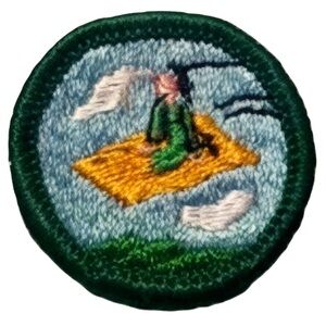 Vintage 1964 Girl Scouts Badge - Round 1.5”